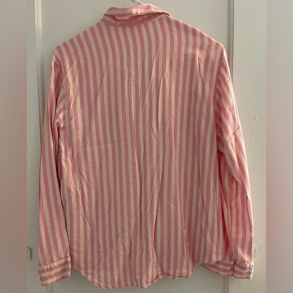 Victoria secret pink striped pajama top - Picture 2 of 7